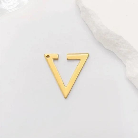 Gold Triangle 1pc Ear Cuff - Picture 2 of 2